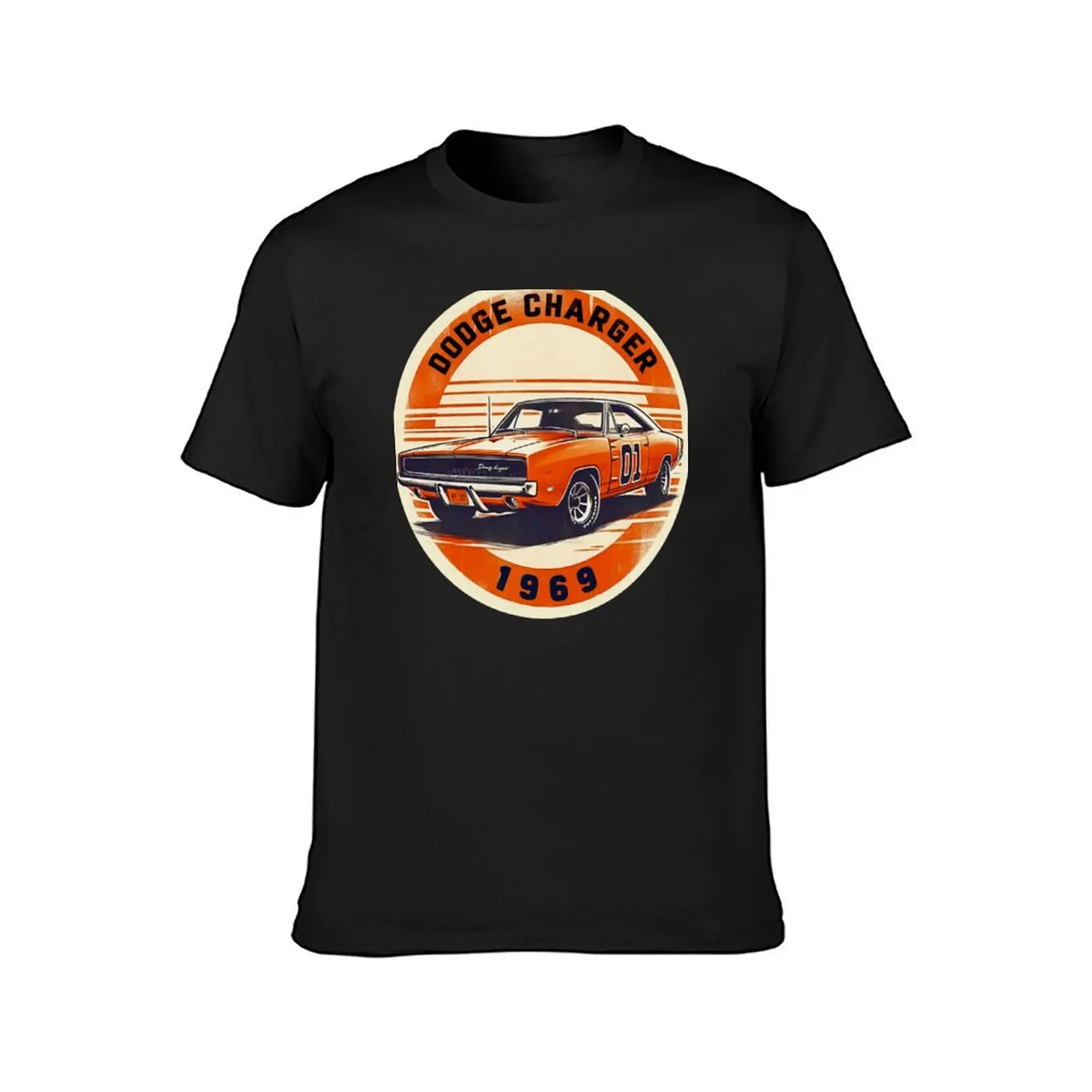 Charger-Camiseta clásica Iconic Car 07 para hombre, ropa hippie vintage, camisetas gráficas, 1969