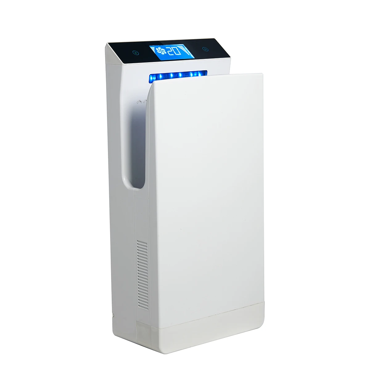 Wholesale Ac Motor Uv-Led Sterilize High Speed Hand Dryer Hygienic Design Bathroom Sensor Jet Hand Dryer With Hepa Filter