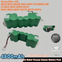 🤿Ecovacs Deebot High-Quality Robot Vacuum Cleaner Battery 12V 4800mAh Compatible with DM87 DM88 DG716 DE33 DE35 DE55 DE5G DD3