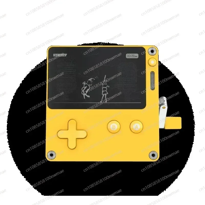 New 2.7-inch panic playback date retro mini manual crank creative new American version handheld game console/game case