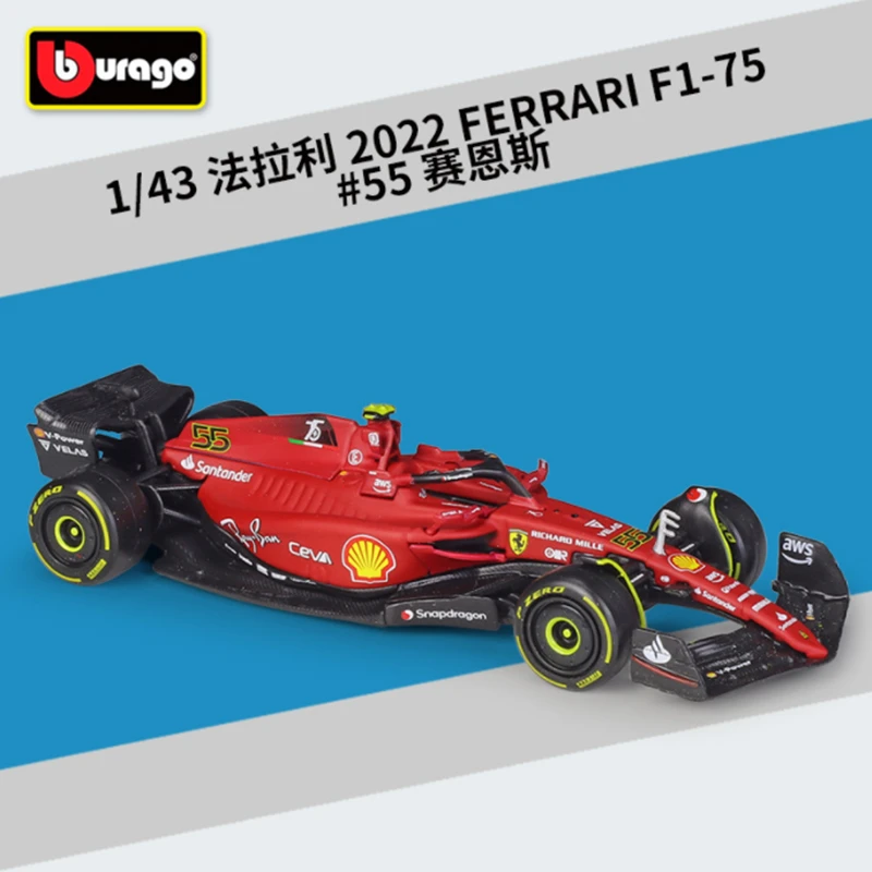 Nieuwe Bburago 1:43 Ferrari Red Bull Racing Tag Heuer Rb14 2018 #3 #33 Legering Auto Model Diecast Model Collectie Kinderen Speelgoed Cadeau