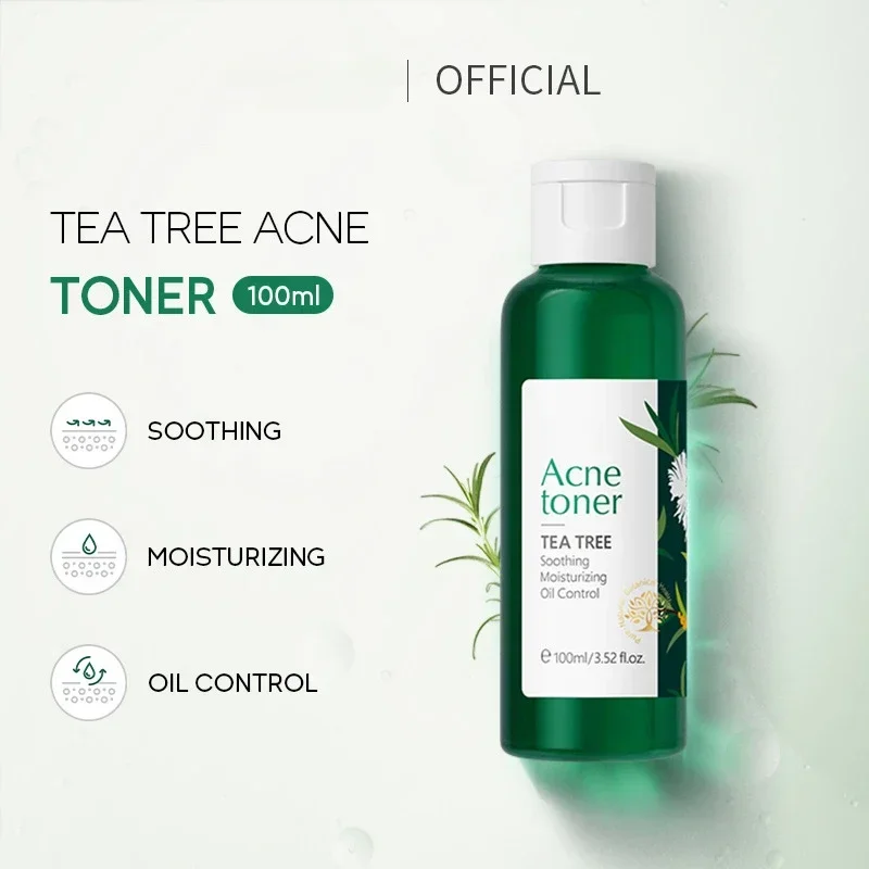 100ml Fenyi Tea Tree Anti Acne Toner Refreshing Moisturizing Moisturizing Moisturizing Softening Lotion Skin Care