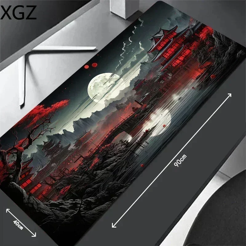 XXL Stars Sky Moon Mouse Pad Large Computer Office Gamer Table Mats  Rubber Anti-slip Gaming Keyboard Mousepads Long Desk