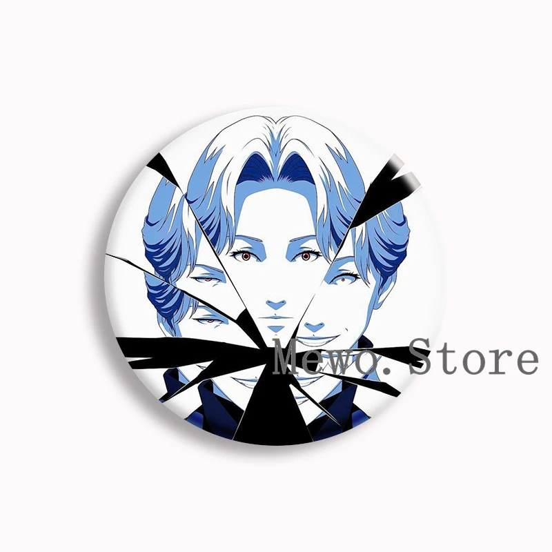 Monster Anime Soft Button Pin Johan Liebert Tenma Kenzo Manga Brooches Badge Bag Decor Accessories Fans Collect Friends Gifts - view 4