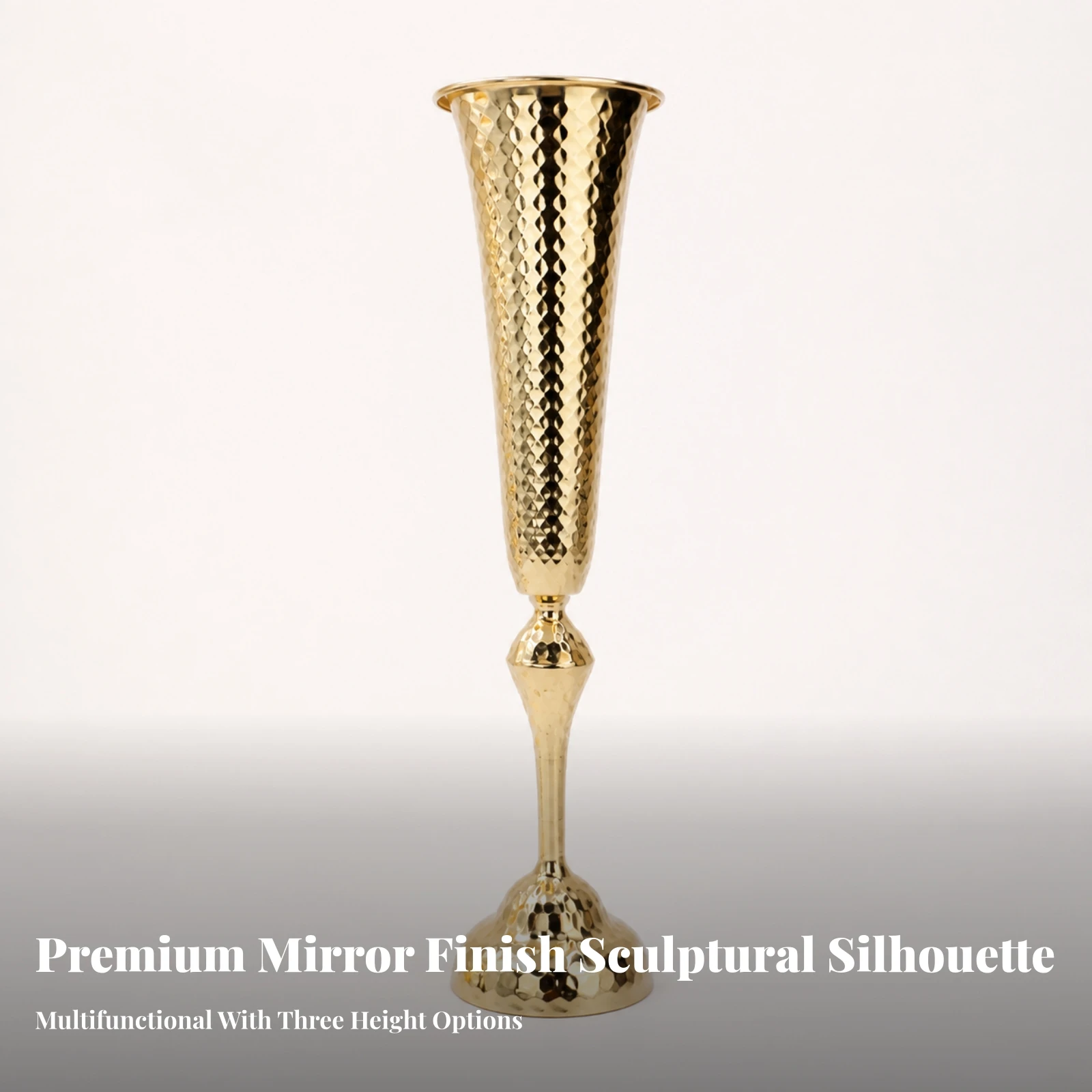 Metallvase mit Sockel, moderne – Centerpiece Vase Tall Bewertung und Preis