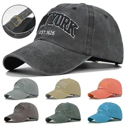 Fashion WASHED DENIM Vintage Baseball Hats Sunscreen Hats Distressed Faded Cap New York Embroidery Baseball Caps