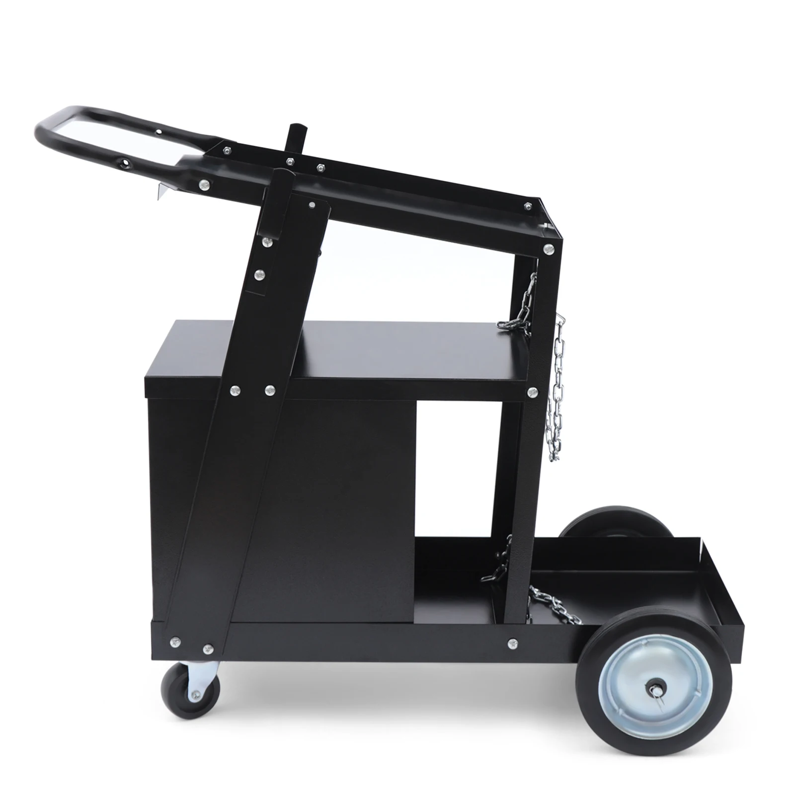 Rolling Welding Cart with 4 Drawers Wheels and Tank Storage for Welder and Plasma Cutter