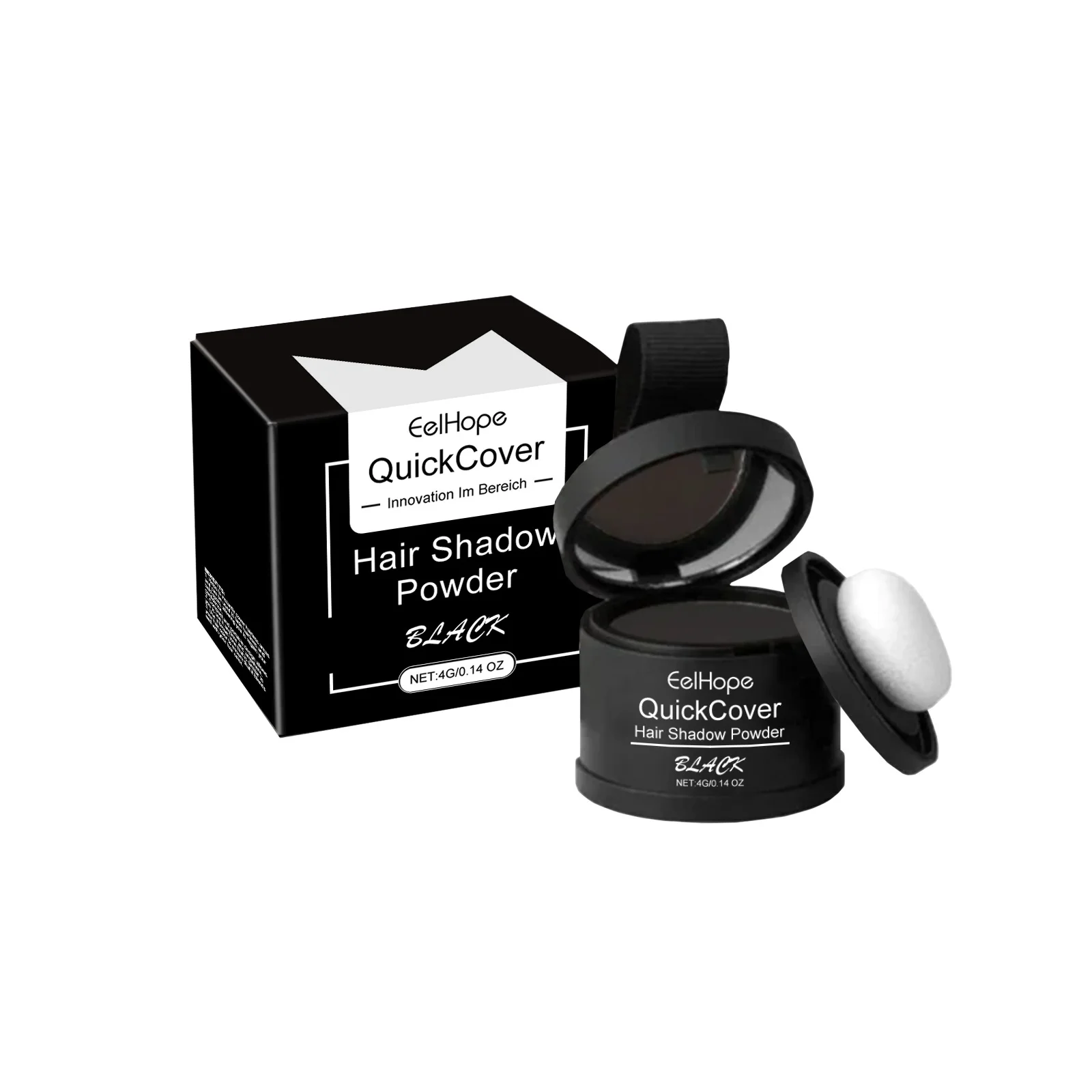 Hairline Powder Waterproof Sweatproof Fluffy Hair Root Cover up Hair Shadow Powder for Hair Loss Products Baldness Hair Powder