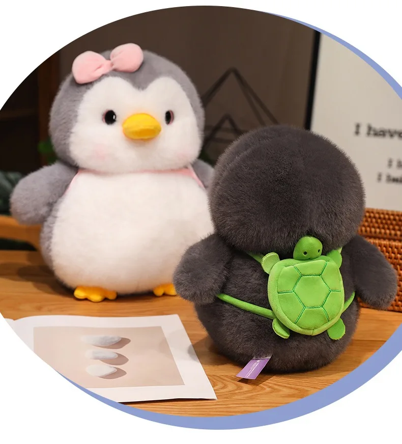 

Мягкая плюшевая игрушка толстого пингвина, милая кукла-пингвин, мягкий подарок на день рождения для девочек, подарок-компаньон, интересная плюшевая игрушка