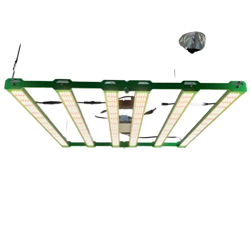 Spider 6x6 Plant 4ft Dimmable Red IR 730nm UV 395nm 600W 800W 1000W 6 Bar Full Spectrum 720W Light Emitting Diode Growth Lamp