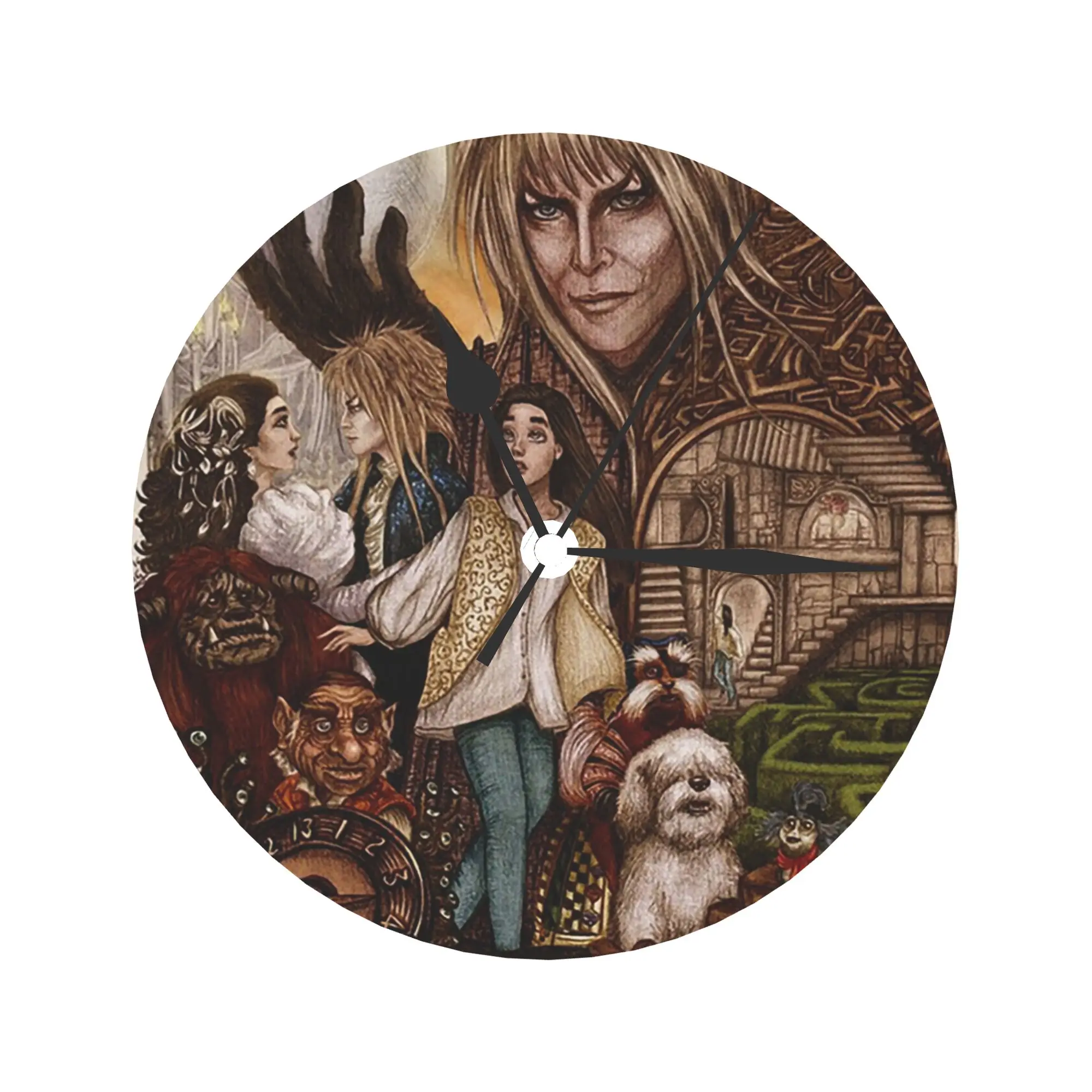 

Настенные часы с лабиринтом, украшение комнаты, бесшумные круглые часы для спальни, гостиной, кухни, дома