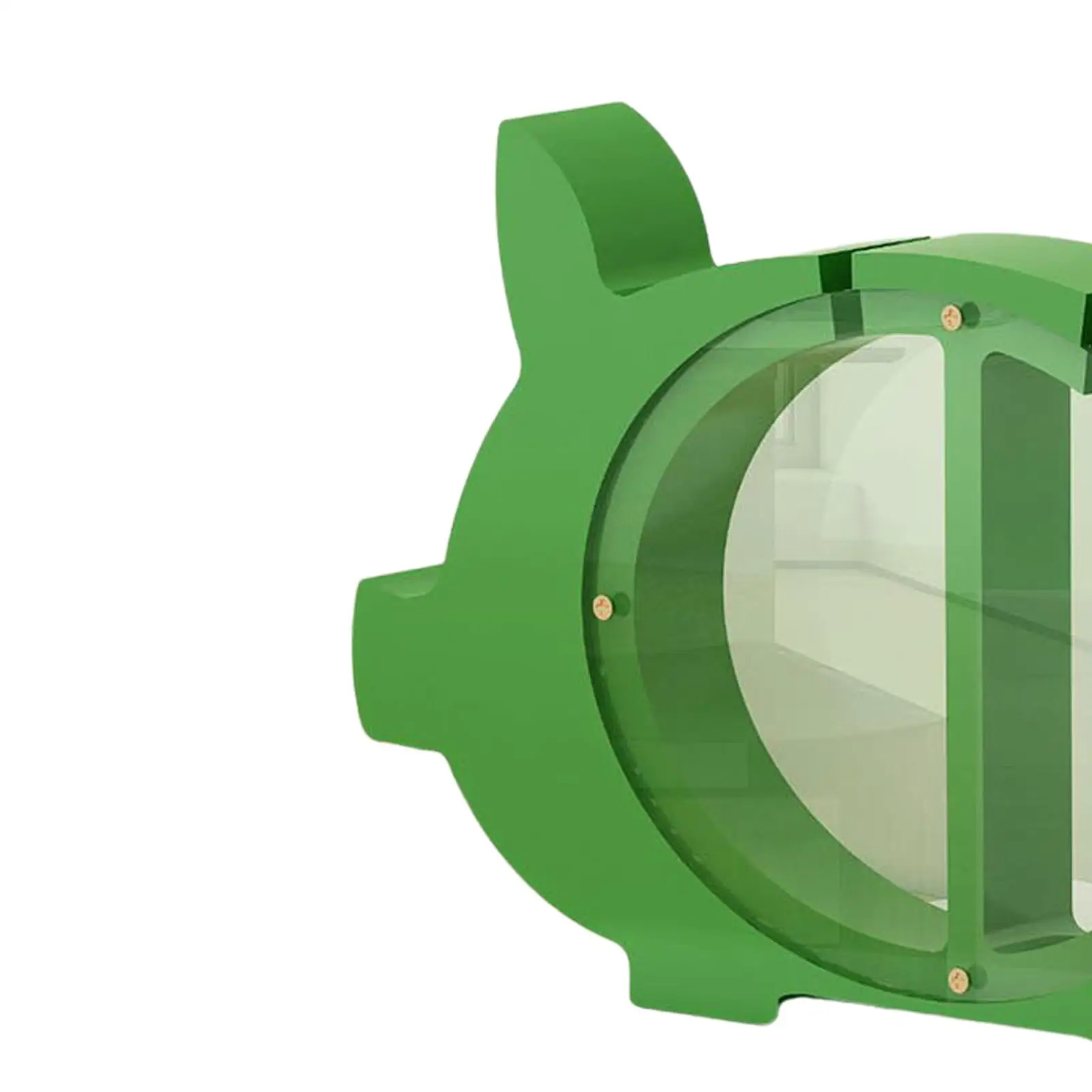Coin Money Box Decorative Can Only Save that Cannot Be Take Clear Piggy Bank