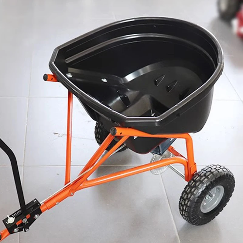 เครื่องทำปุ๋ยแขวนหลังสนามหญ้ารถพ่วงปุ๋ย50กก. อุปกรณ์เสริมเครื่องยนต์กระจายในสวน