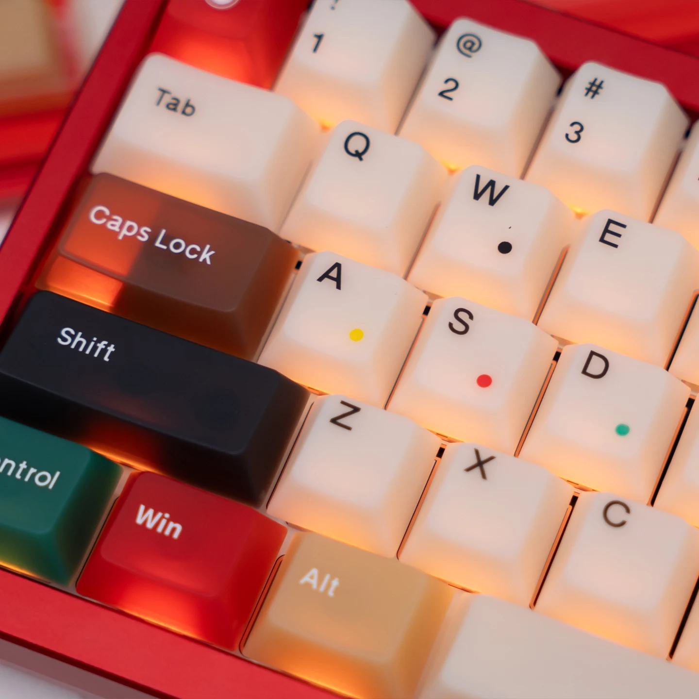 

A Set of Keys Soft Jade Keycap Cute Jelly Keycaps Chreey Profile PBT Key Cap for MX Switch 60 64 68 75 87104 Mechanical Keyboard