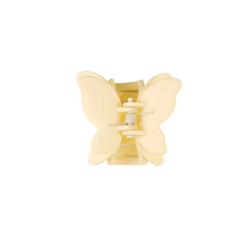 New Sweet Frosted Butterfly Hair Clip Women Simple Solid Color Fashion Exquisite Shark Clip for Girl Hair Accessories