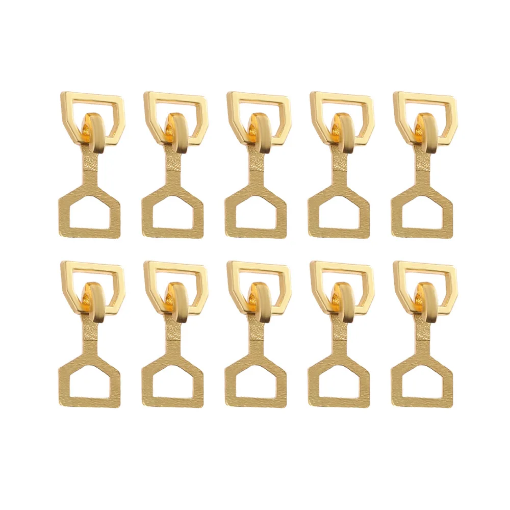 10 Sets Mini Ultra-small Parts 14mm Shoes Accessories  Bags Buckles Diy Dolls Buttons Belt Buckle