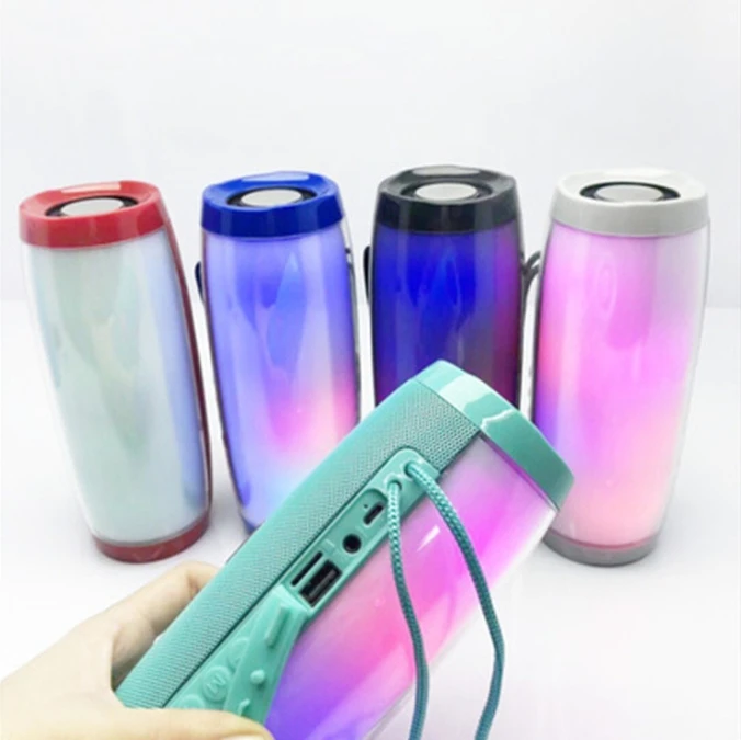 

3443fgkjx3434table subwoofer desktop colorful steel gun Bluetooth mini speaker