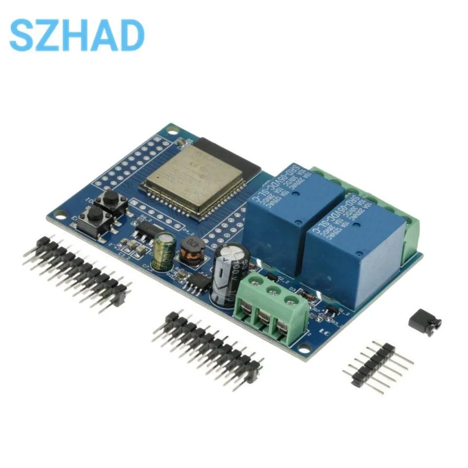 1/2/4/8 Channel ESP32 WIFI Bluetooth-compatible BLE Relay Module AC90-250V/DC5-30V Power Supply ESP32-WROOM Development Board