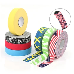 2.5cm x 25m Ice Hockey Tape Colored Anti-slip Athletic Elastic Adhesive Bandages For Sports Badminton Grip Sticky Rubber Tape