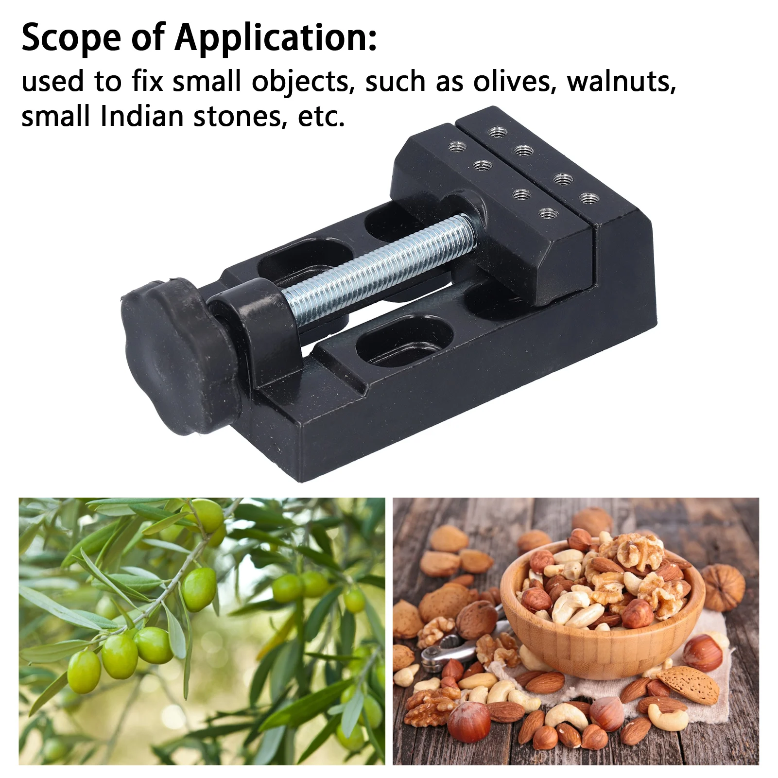 Mini Drill Press Vise Mini Table Vice Good Fixing Effect Handheld Use Compact Convenient  Installation Mini Drill Press Vise