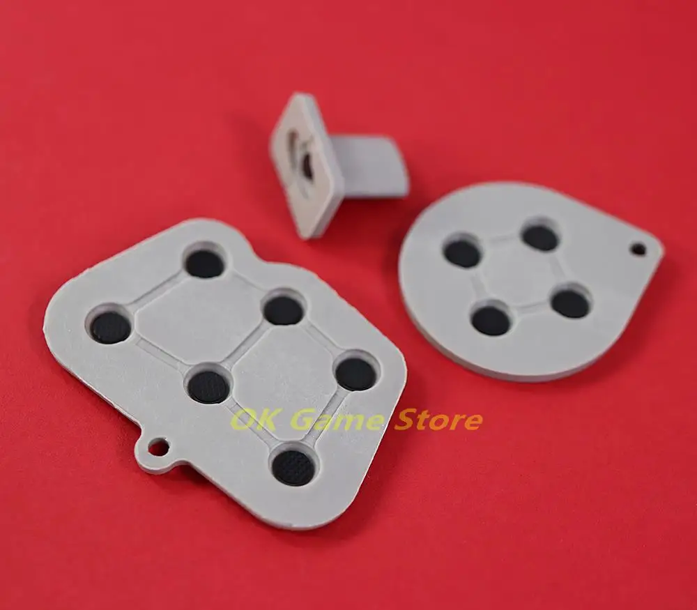 1 مجموعة/وحدة وسادة زر مطاطية موصلة من السيليكون لوحدة تحكم Sega Saturn SS وسادات مطاطية موصلة #3