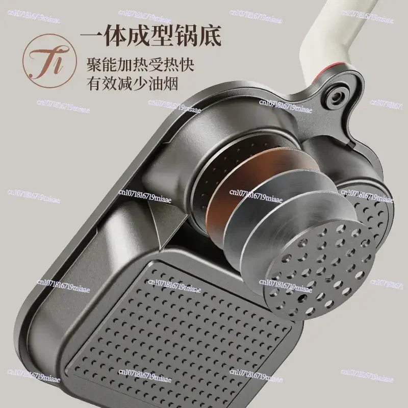 

Strictly Selected [Whole Body · Titanium] 3-in-1 Breakfast Pan Non-stick Pan Fried Egg Egg Thickened Frying
