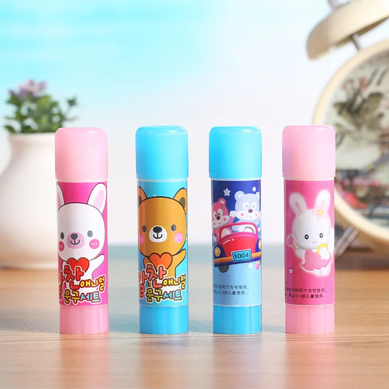 Kawaii 9g High Viscosity Strong Glue Stick Super Glue Portable DIY Decoration Tools for Office Cute School Supplies Stationery