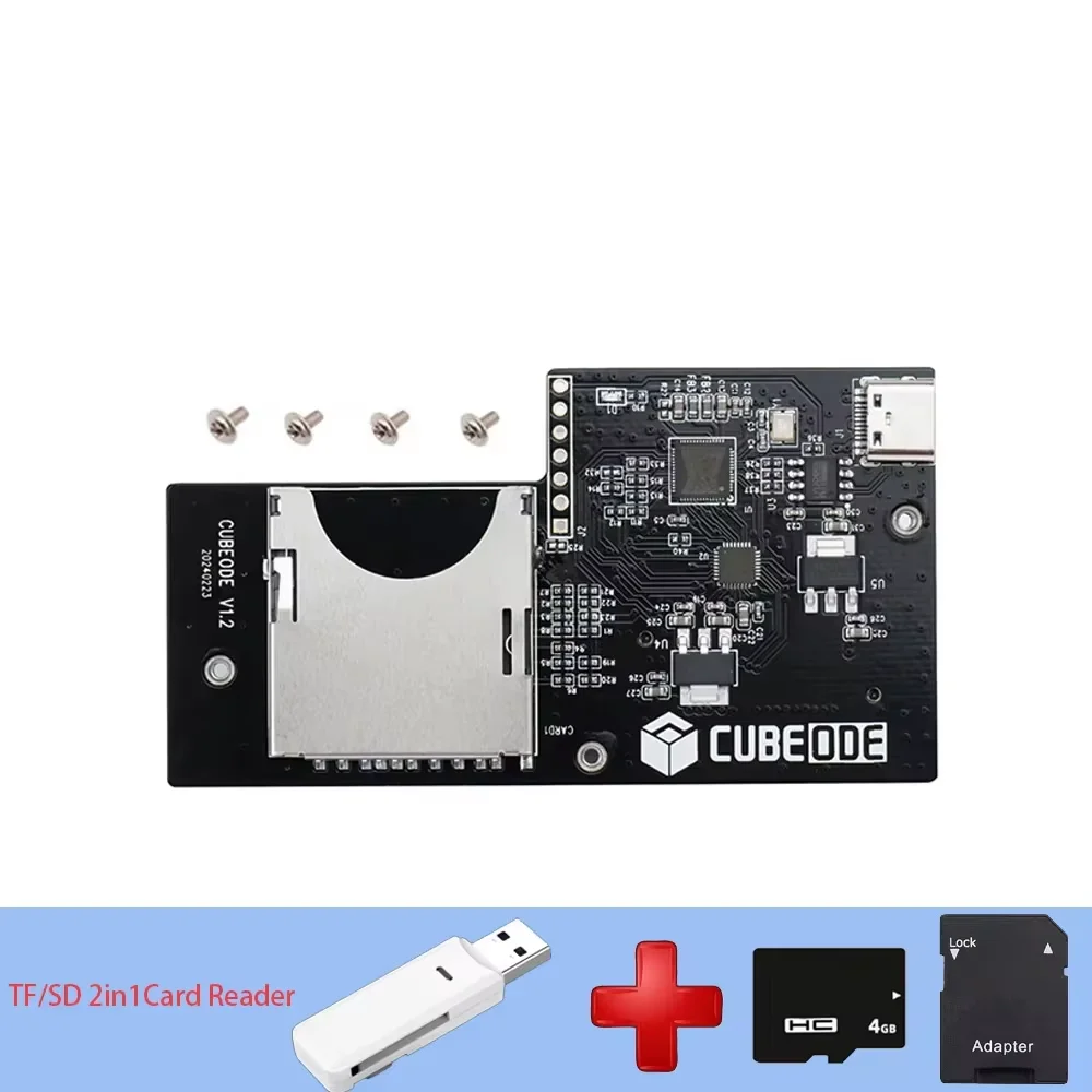 CUBEODE V1.2 Optische Drive Emulator Voor Nintendo GameCube Zwitserse SD2SP2 Reader Voor NGC GClaoder Mount Game Console