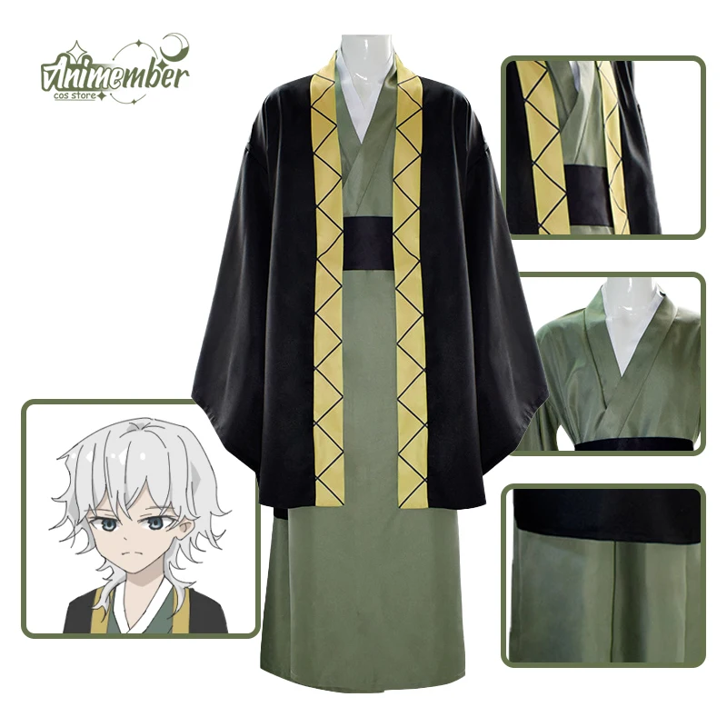

Bungo Strays Dog Cosplay Costumes Fukuzawa Yukichiii Kimono Samurai Uniform Anime Cosplay Halloween Role-playing Costumes