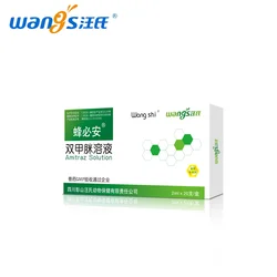 Wangshi solución Amitraz, tratamiento de Varroa, suministros de apicultura, medicina para abejas, 40ML