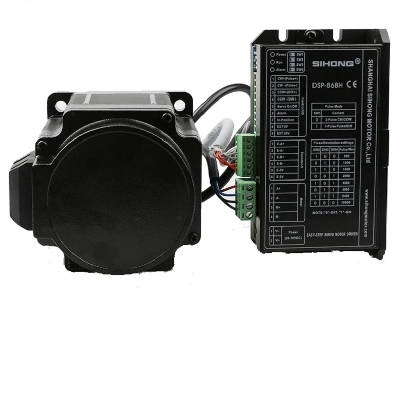 DSP86BH Nema34 Driver de motor de passo híbrido bifásico de 1,8 graus para motor de passo de circuito fechado de 86 mm