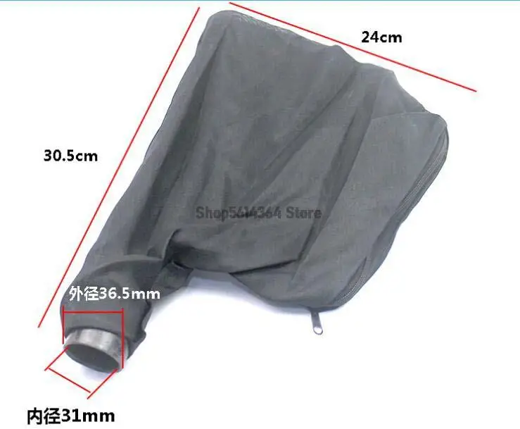 Black Belt Sander Parts Anti-dust Cover Bag + Connector for Makita 9403