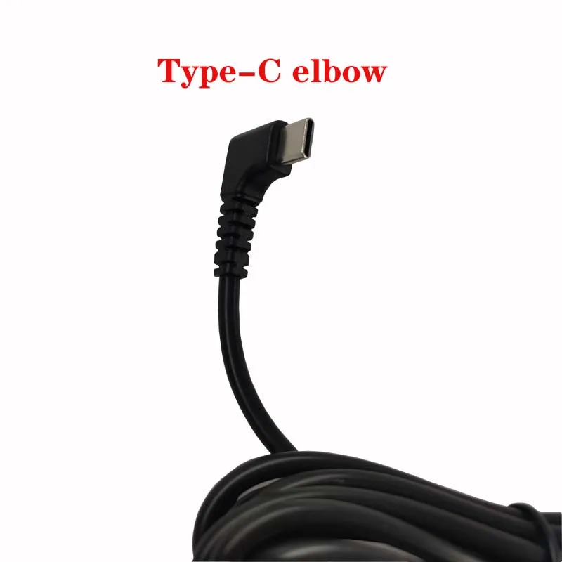 Type-C elbow Buck Line 5v 3A DVR Hardwire Kit Car Dash Camera Charger for 70mai Dash Cam M500 24H Parking Monitoring view 3
