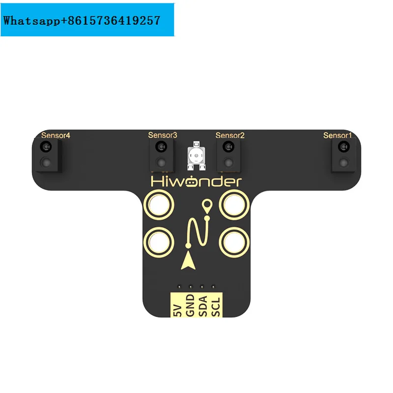 

4-way tracking module, patrol sensor, intelligent car robot, infrared tracking, 4-way recognition