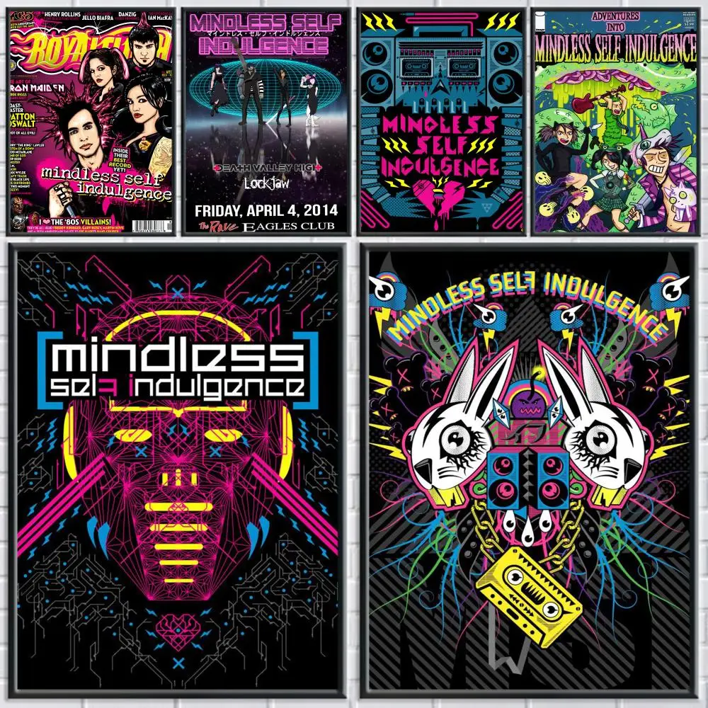 

Mindless S-Self I-Indulgence Band Poster Holiday Gifts Designed For Home Restaurant Office Space Corridor Wall Art