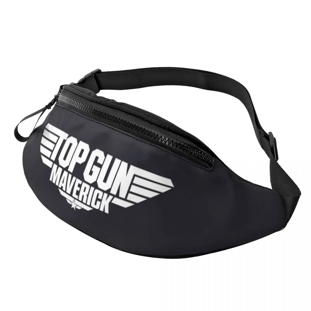 

Personalized Top Gun Maverick Fanny Pack for Men Women Tom Cruise Movie Crossbody Waist Bag Cycling Camping Phone Money Pouch