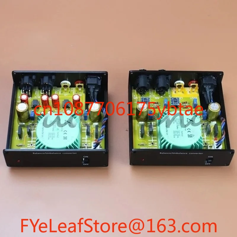 Convertidor de audio HIFI de alta gama XLR a RCA, RCA a XLR 110V/220V Conversión de señal