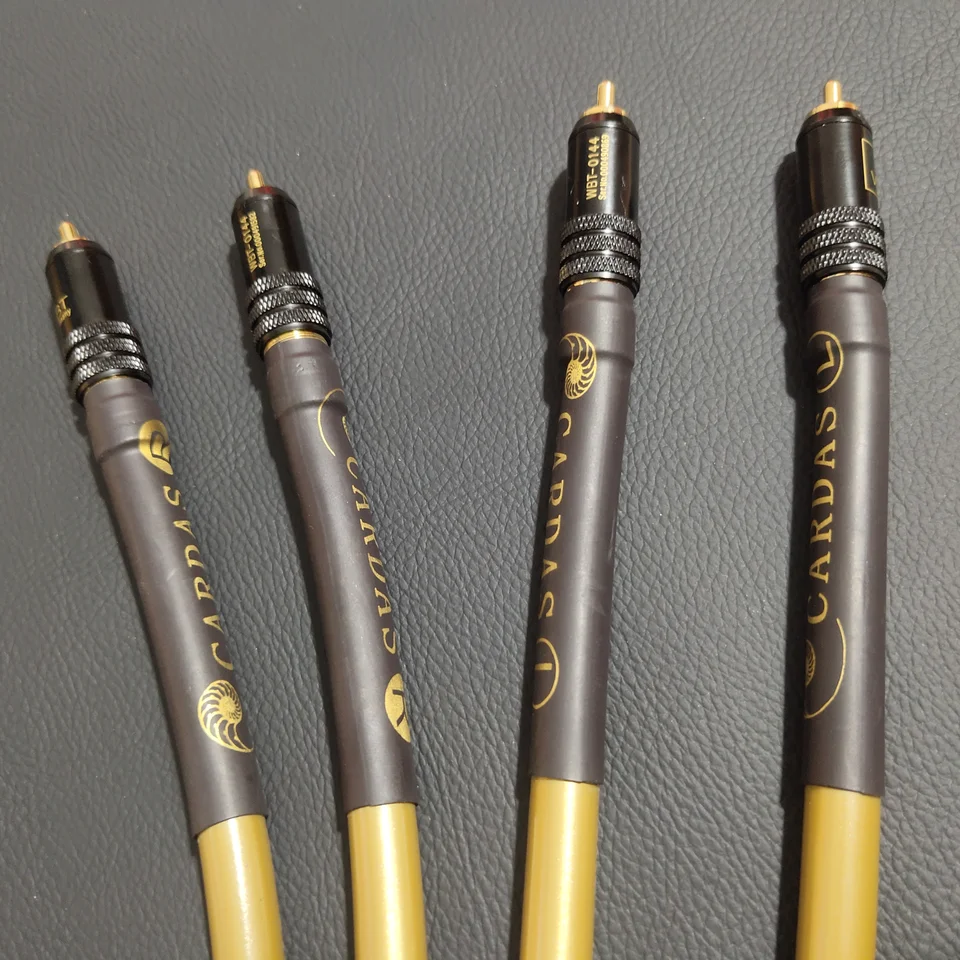 CARDAS gold edition Hexlink Golden 5-C rca jack cable High Quality