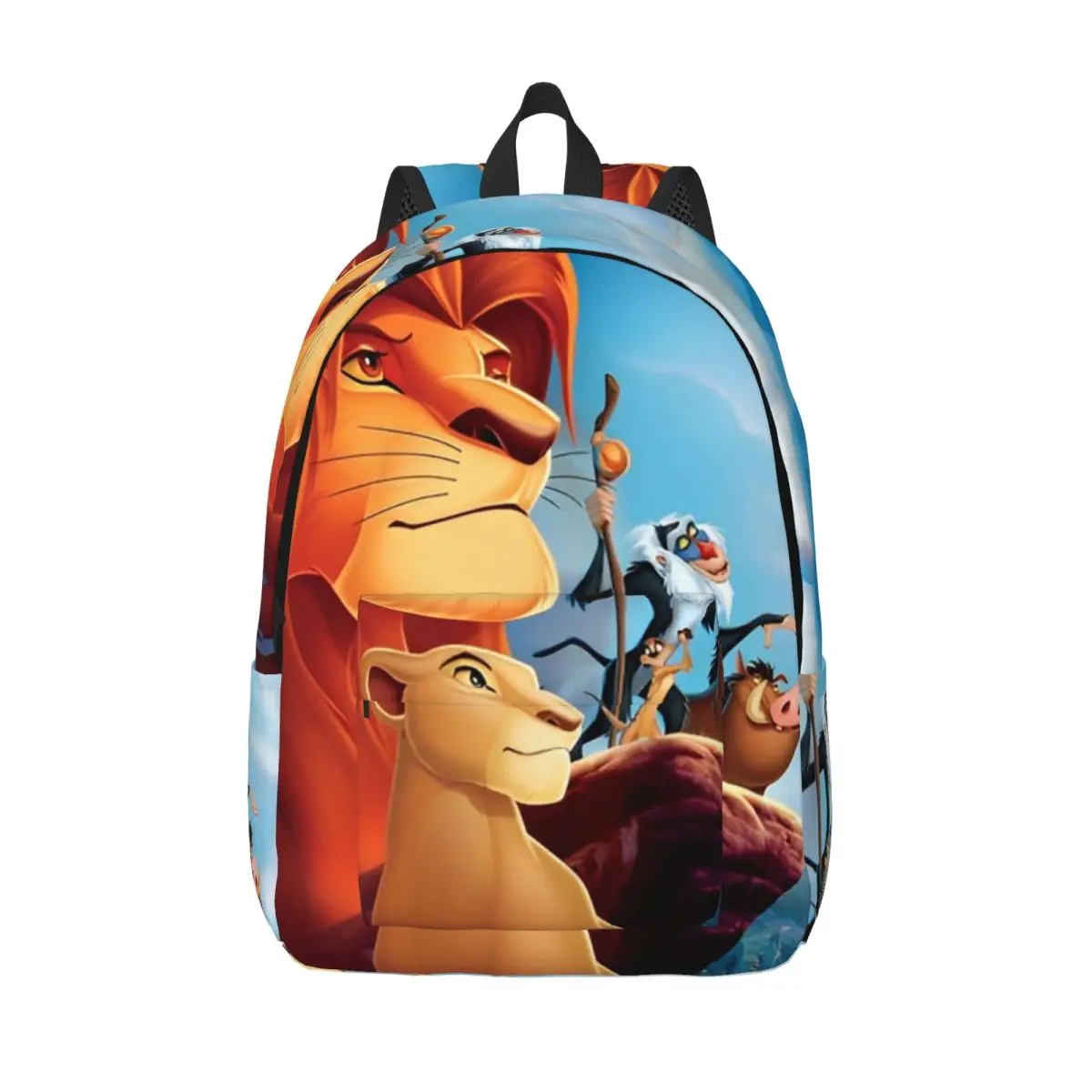 

Lion King Simba Casual Backpack Lightweight Student Work Daypack for Men Women Laptop Computer Shoulder Bag