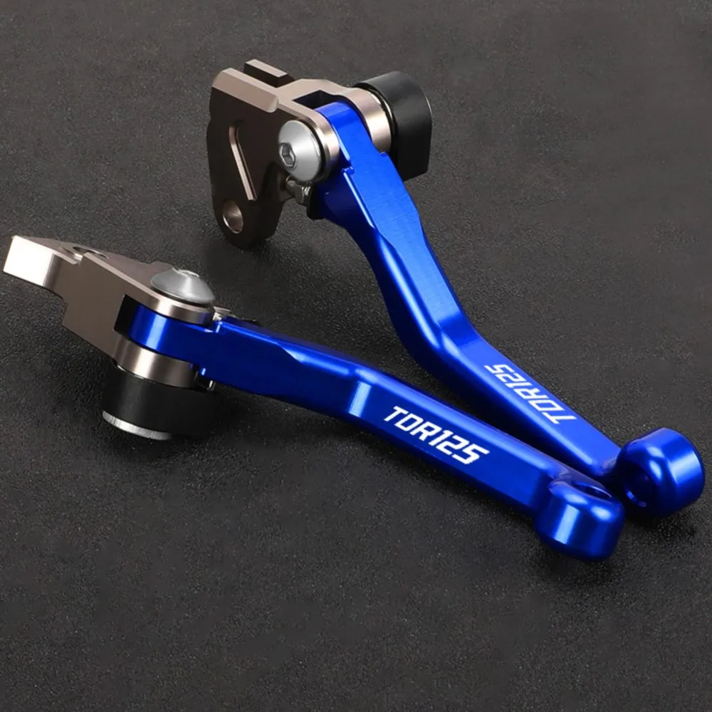 

Motocross Aluminum Alloy Folding Pivot Brake Clutch Levers Handle For YAMAHA TDR125 1991 -2000 2001 2002 Off-Road Pit Dirt Bike