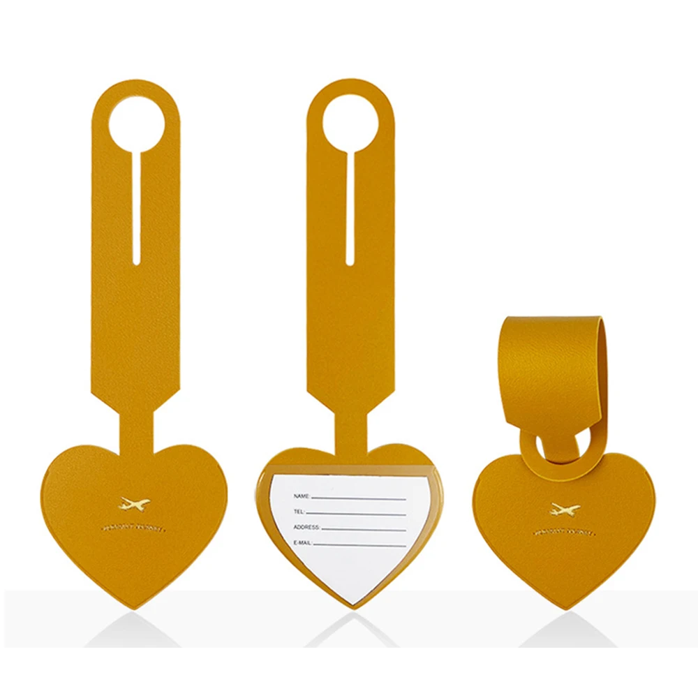 Etiqueta de equipaje de corazón con letras personalizadas para hombres y mujeres, etiqueta de equipaje con logotipo, regalo de boda DIY, accesorios