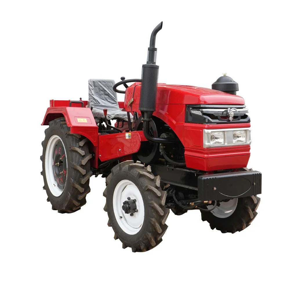 25HP Mini Wheel Tractor 2WD / 4WD Optional Multipurpose Agricultural Farm Garden Tractor with Diesel Engine