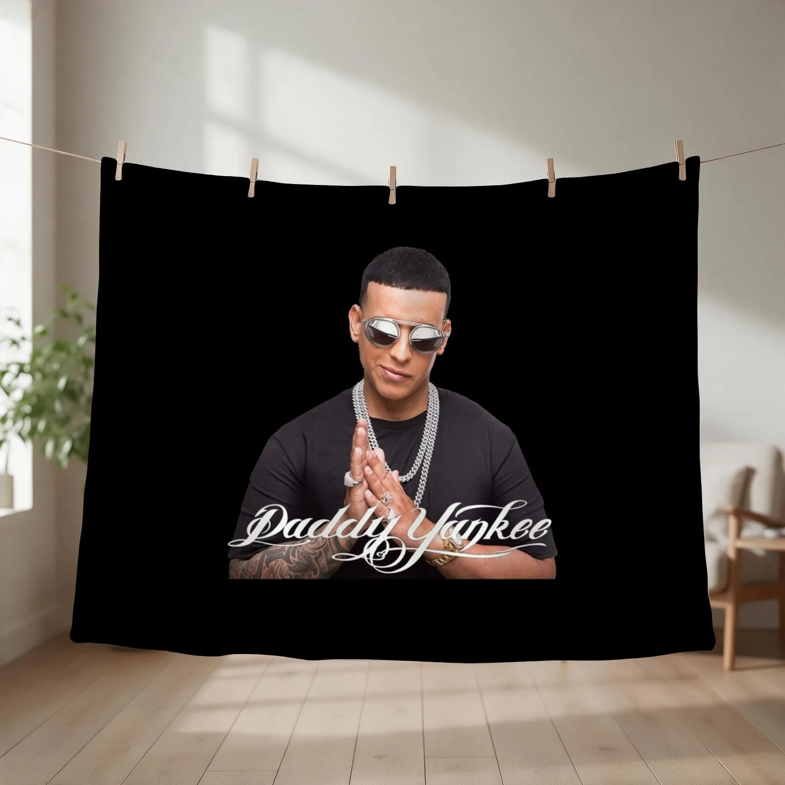 Best Selling Music Rnb Kucoba Daddy Trending YankeeDURA Popular International Rapper Hip Hop Throw Blanket