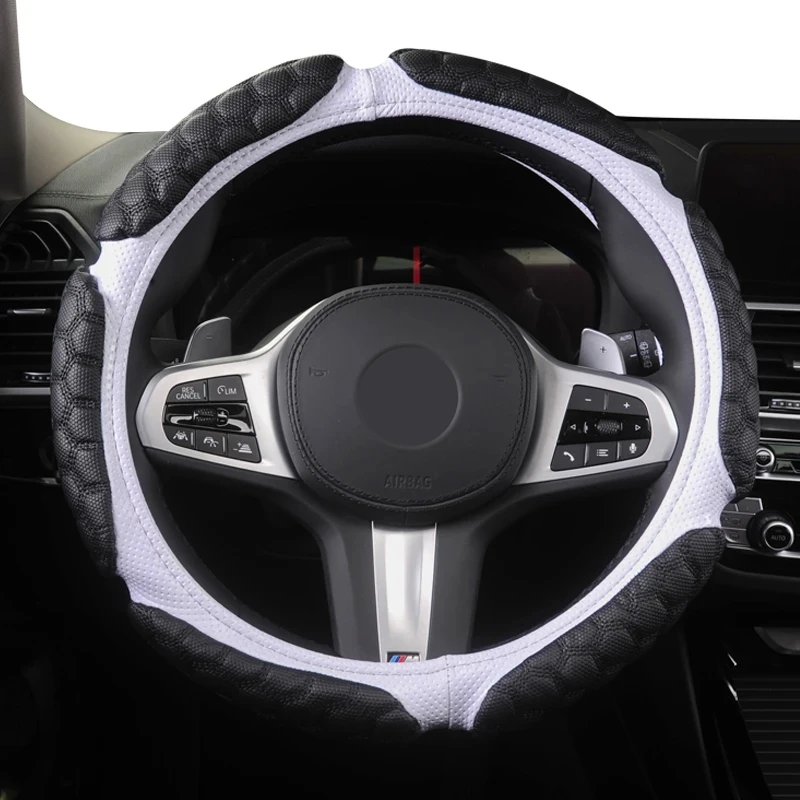 Fashion Steering Wheel Cover Universal For 37-38cm Car Steering Wheel Anti-Slip Friction Multiple Colors