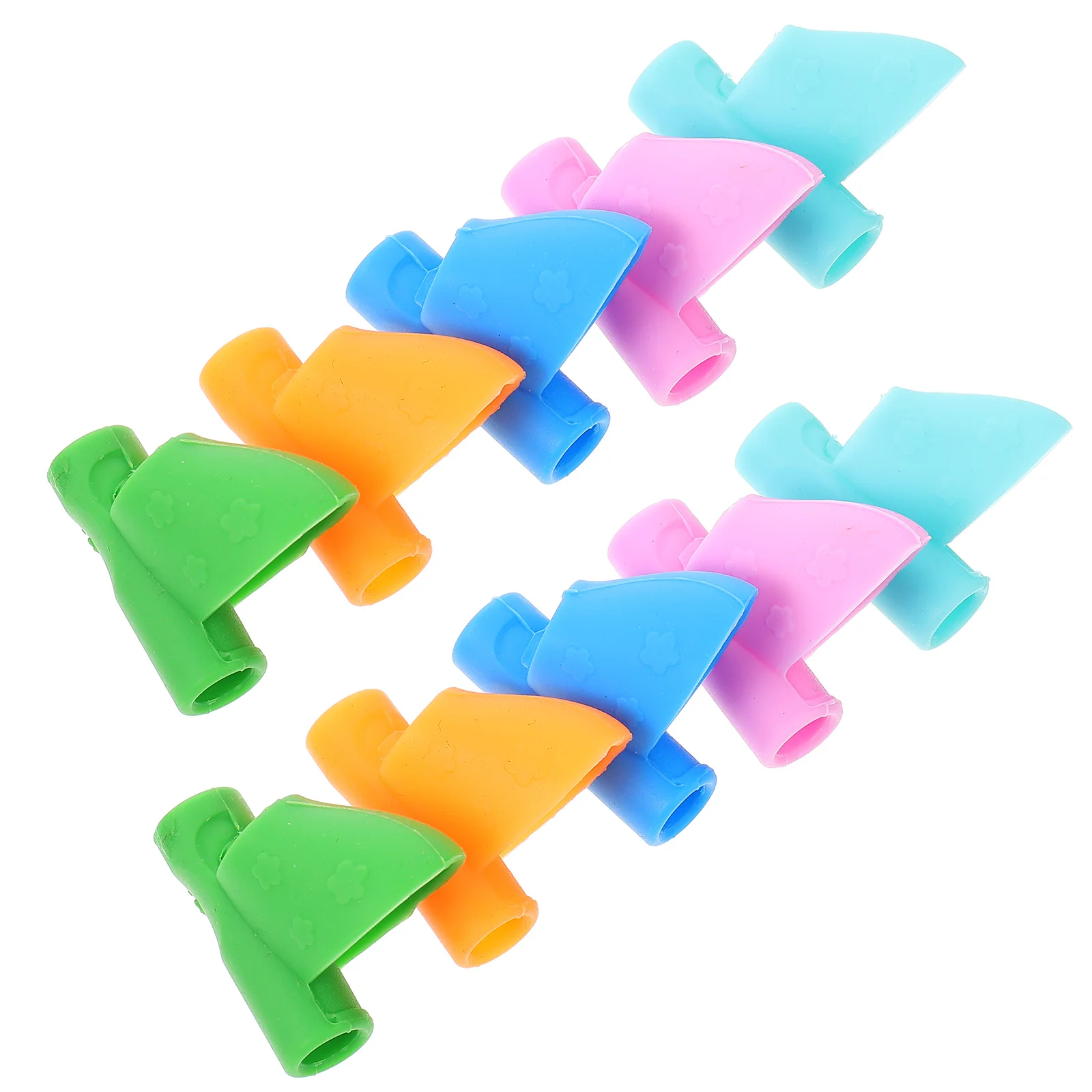 

10 Pcs Writing Corrector Pencil Posture Correctors Handwriting Correction Aid Silica Gel Training Devices Pupils Ergonomic Kids