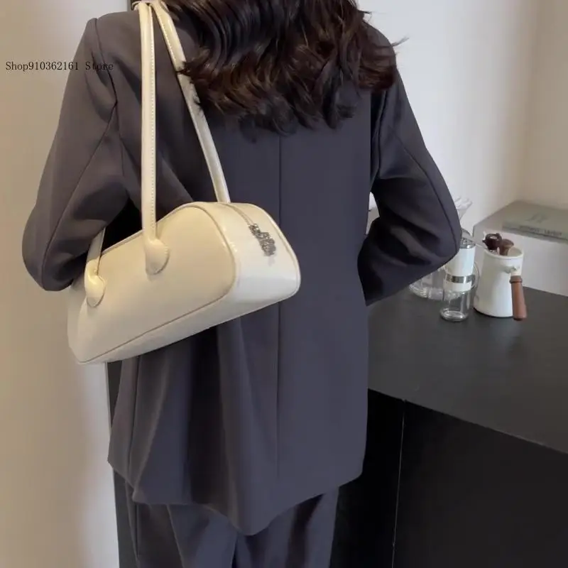 Advanced Sense Retro Pu Zipper Ladies Shoulder Bags Trend Light Luxury for Women Handbag Bolsas Femininas