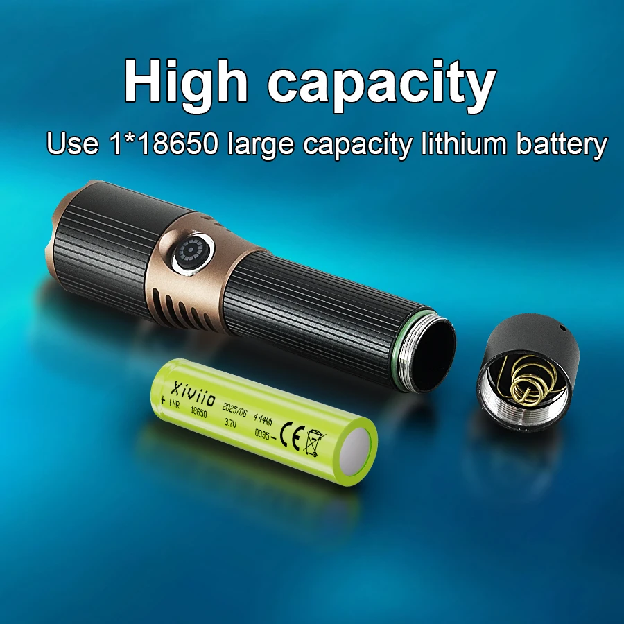 300000LM عالية الطاقة مصباح ليد جيب USB الشعلة القابلة لإعادة الشحن 18650 بطارية طويلة النار 2000 متر التخييم التنزه فانوس مصابيح الطوارئ