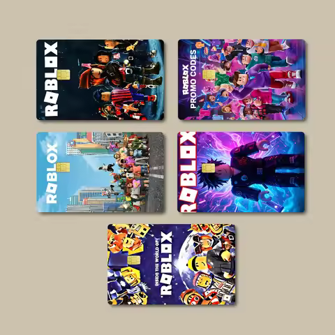 R-ROBLOX Anime Young Creidt Card Debit Card Sticker Film Case Front Tape For Small Big Chip No Chip