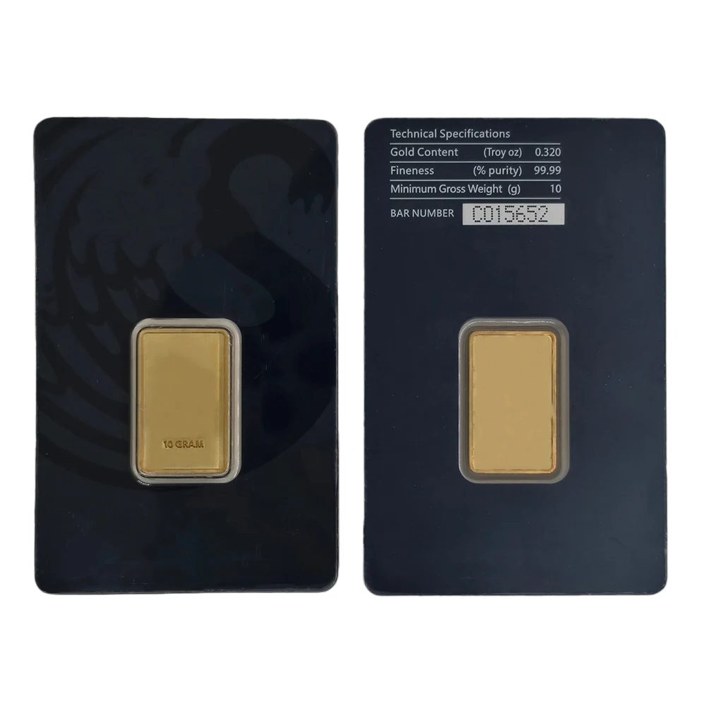 Nieuwe 2026 Paard 1oz Gouden Staafje Verguld Messing Staafjes Niet-Magnetisch Met Rode Zegel Verpakking Ambachten Voor Collectie Cadeau