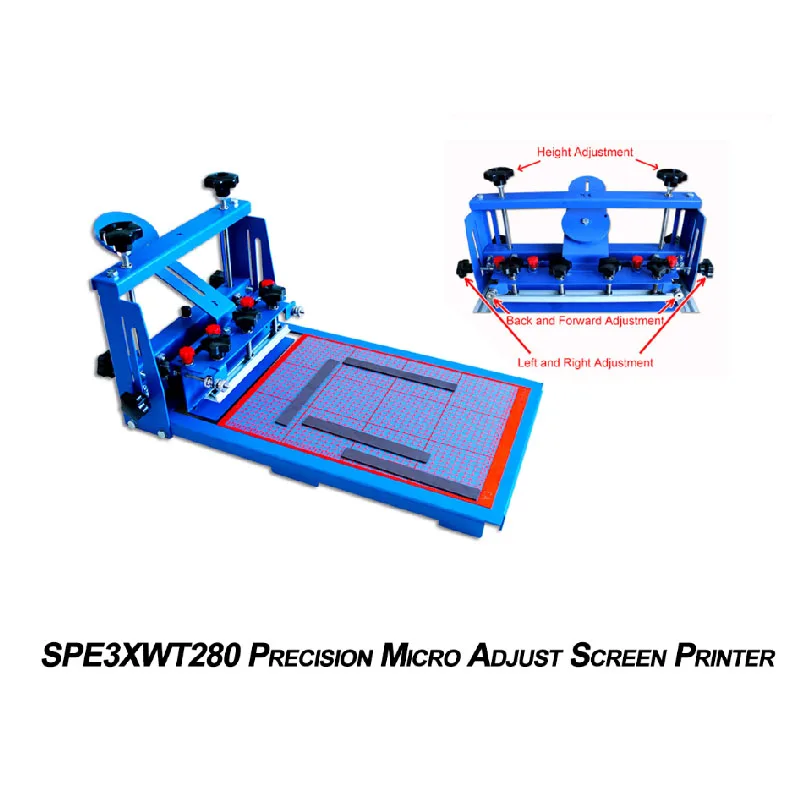 

Precision Micro Adjust Screen Printing Machine General Fine-Tuning Printer Hand Printing Table Screen Printing Station